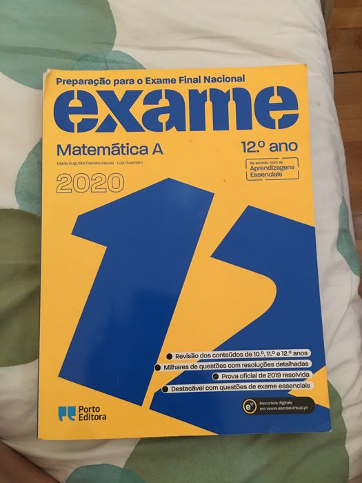 Preparacao para o Exame Final Nacional 2020 matematica A