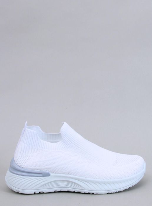 Buty Sportowe Skarpetkowe Fourny White