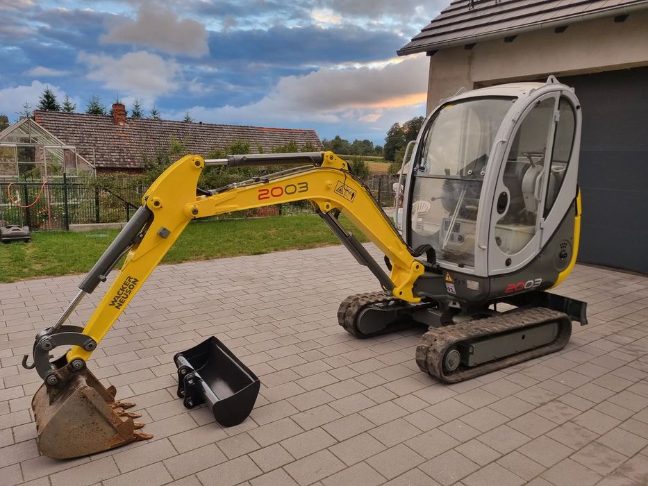 Wacker Neuson 2003 RD  Minikoparka Wacker Neusen 2003 RD 2008r faktura 23%