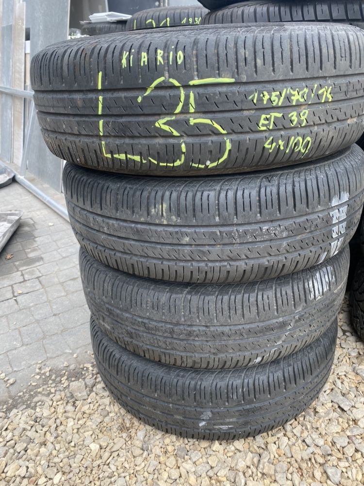 35L KIA RIO *Stalówki *4x100*ET39*175/70/R14*PIRELLI GINTURATO P4