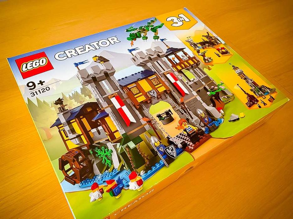Lego 31120: Creator 3 in 1 Medieval Castle (novo e selado)