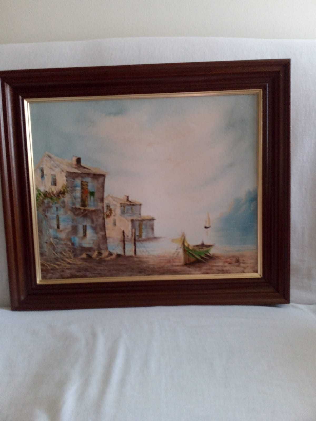 Quadros decorativos com pintura a óleo