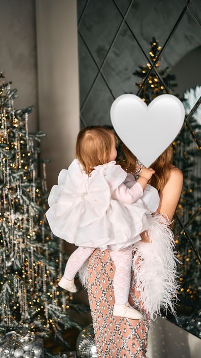 Сукня біла на рочок на рік Daniela kids Даніела кідс