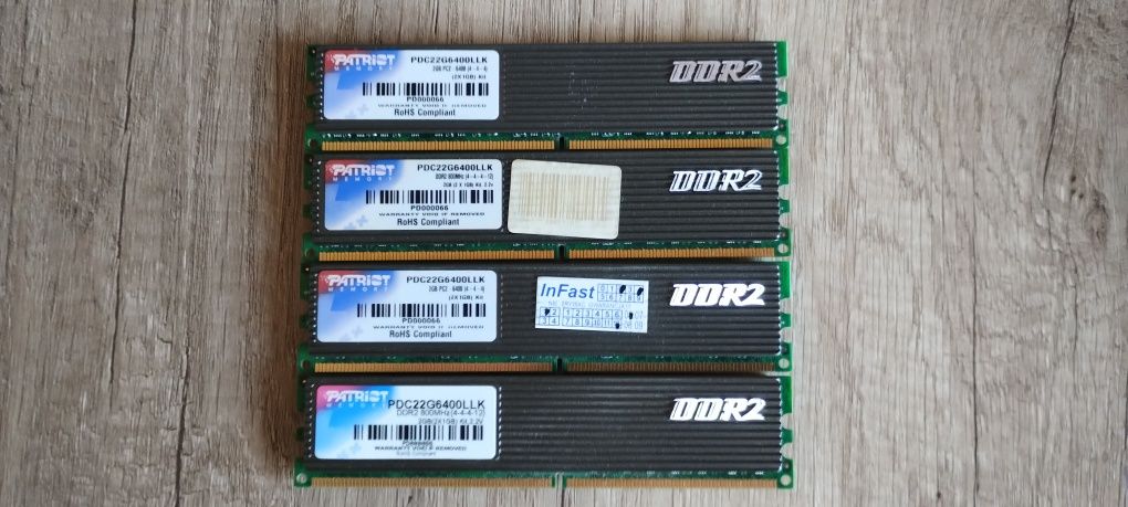 Pamięć RAM Patriot 8 Gb 4xDDR 2.