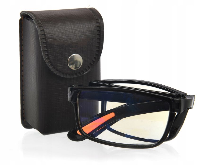 Okulary Korekcyjne Składane Z Etui Plusy Od +1 Do +4 Czytania