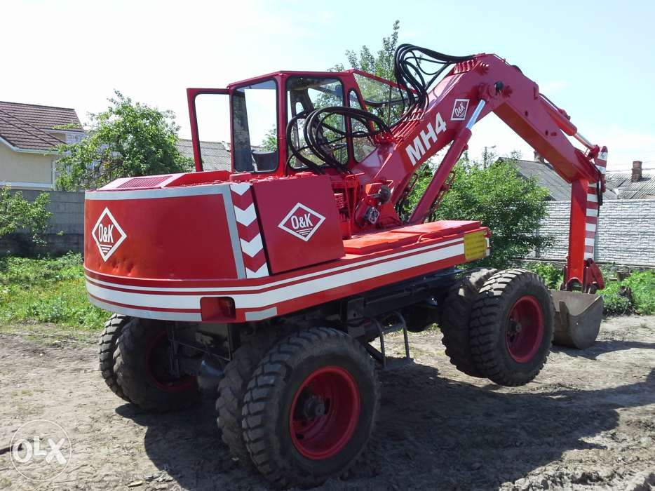 Мобильный колесный экскаватор O&K MH4
