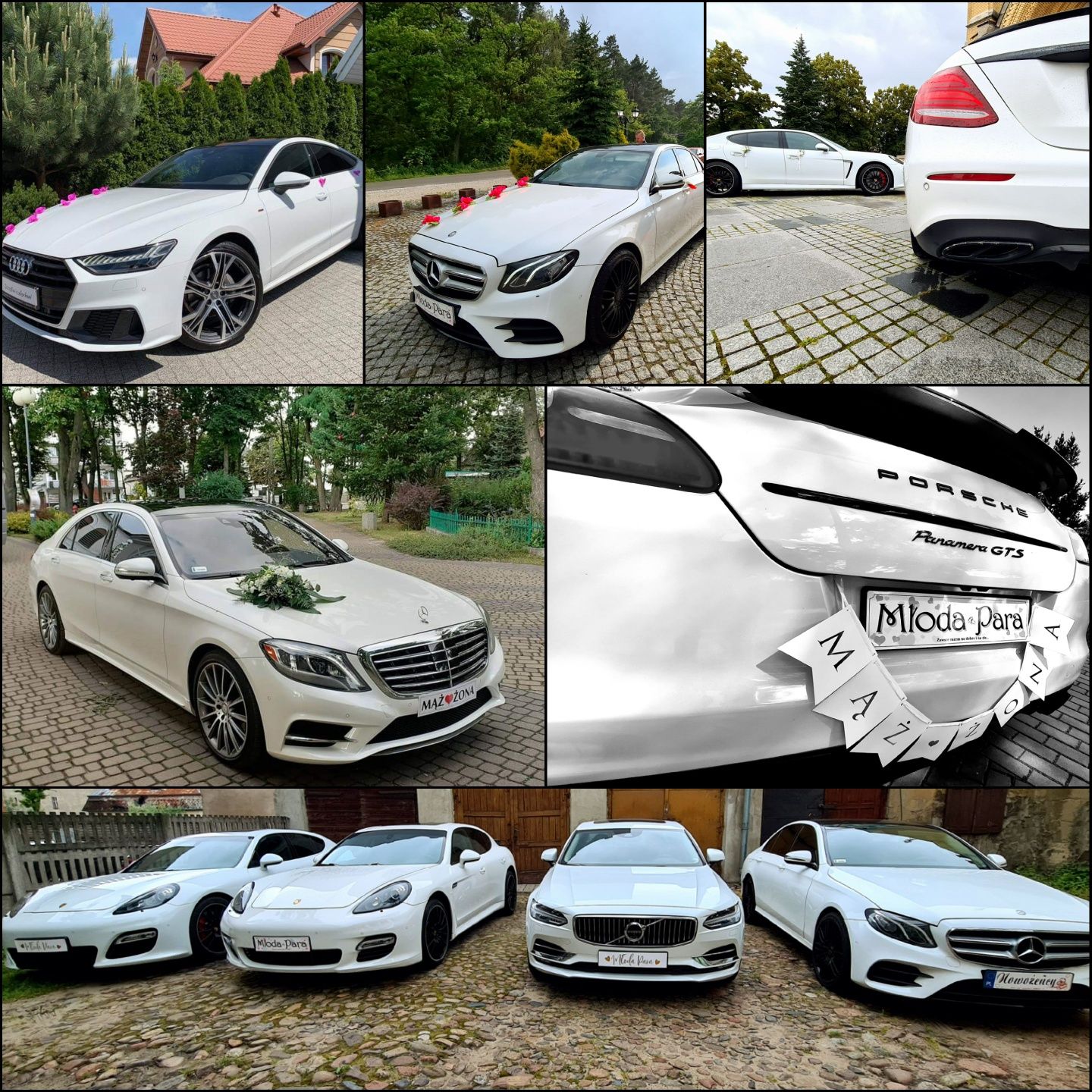 Auta do ślubu Łódź i cała Polska!!! BMW 7 MERCEDES AMG AUDI A7 A8 RS5