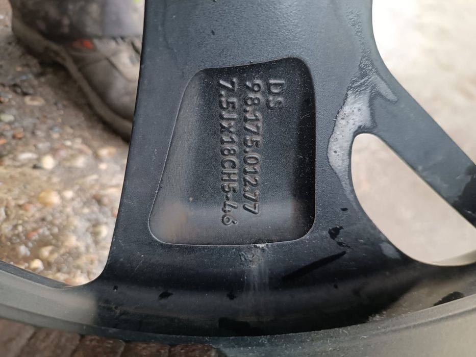 Alufelgi 18 DS5 DS7 Crossback Citroen Peugeot ET46 5x108