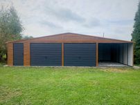 Garaż drewnopodobny blaszany 11x5m schowek magazyn (3x6 4x5 7x5 8x8 9)