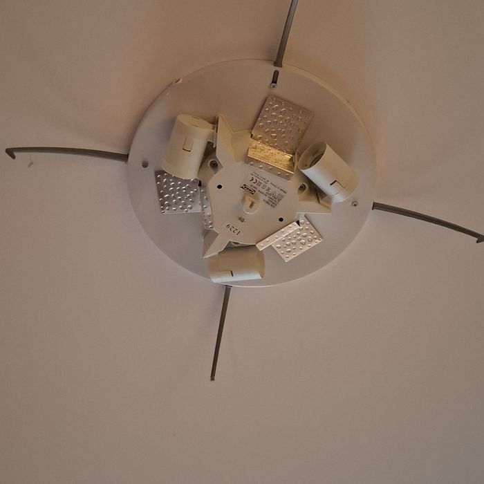 Plafon lampa Ikea Calypso koła 50 cm-3 żarówki