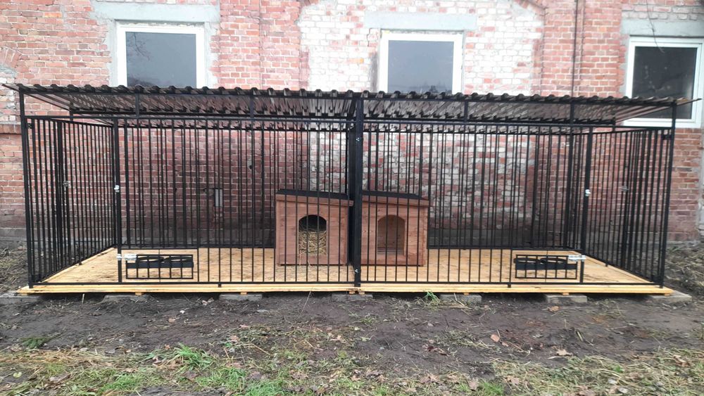 kojec klatka box zagroda dla psa 4x2 modułowe ,schowki Kojce