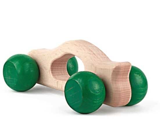bezpieczne drewniane autko dla niemowląt (samochodzik)