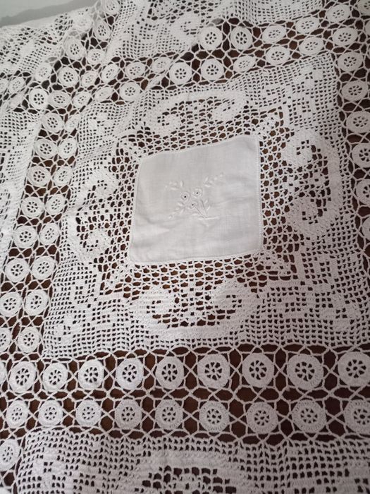 Toalha em linho manual