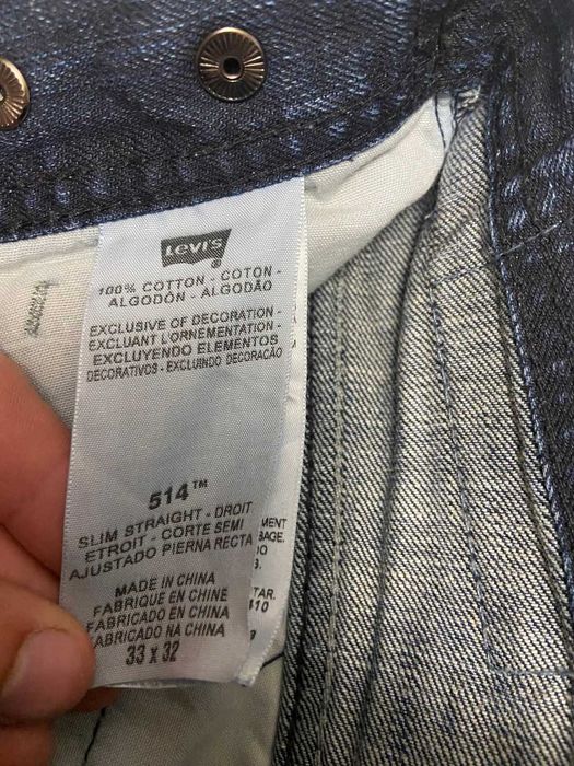 Levis Strauss 514 męskie spodnie jeasny W33 L32