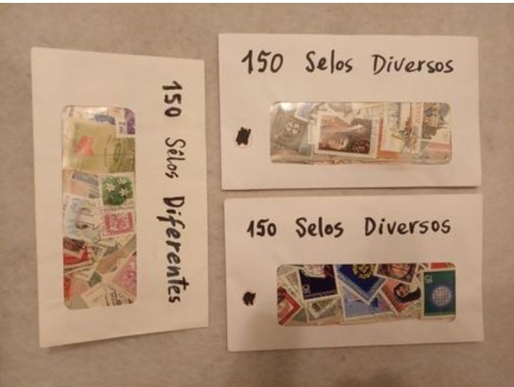 Diversos LOTES de 150 SELOS
