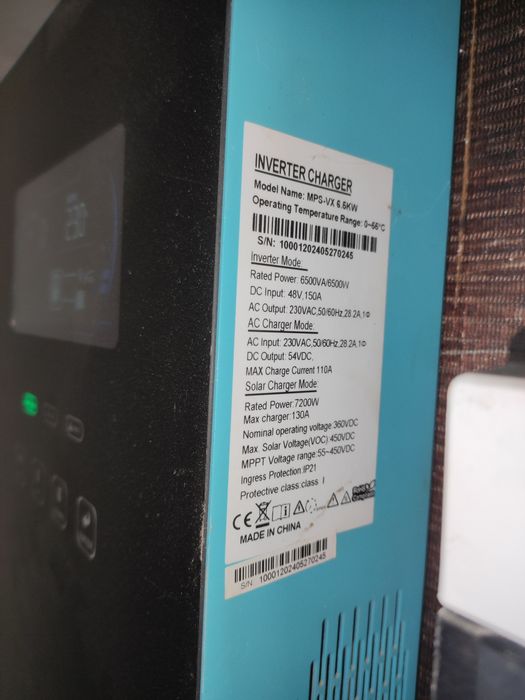 Гибридный инвертор 6.2 кв