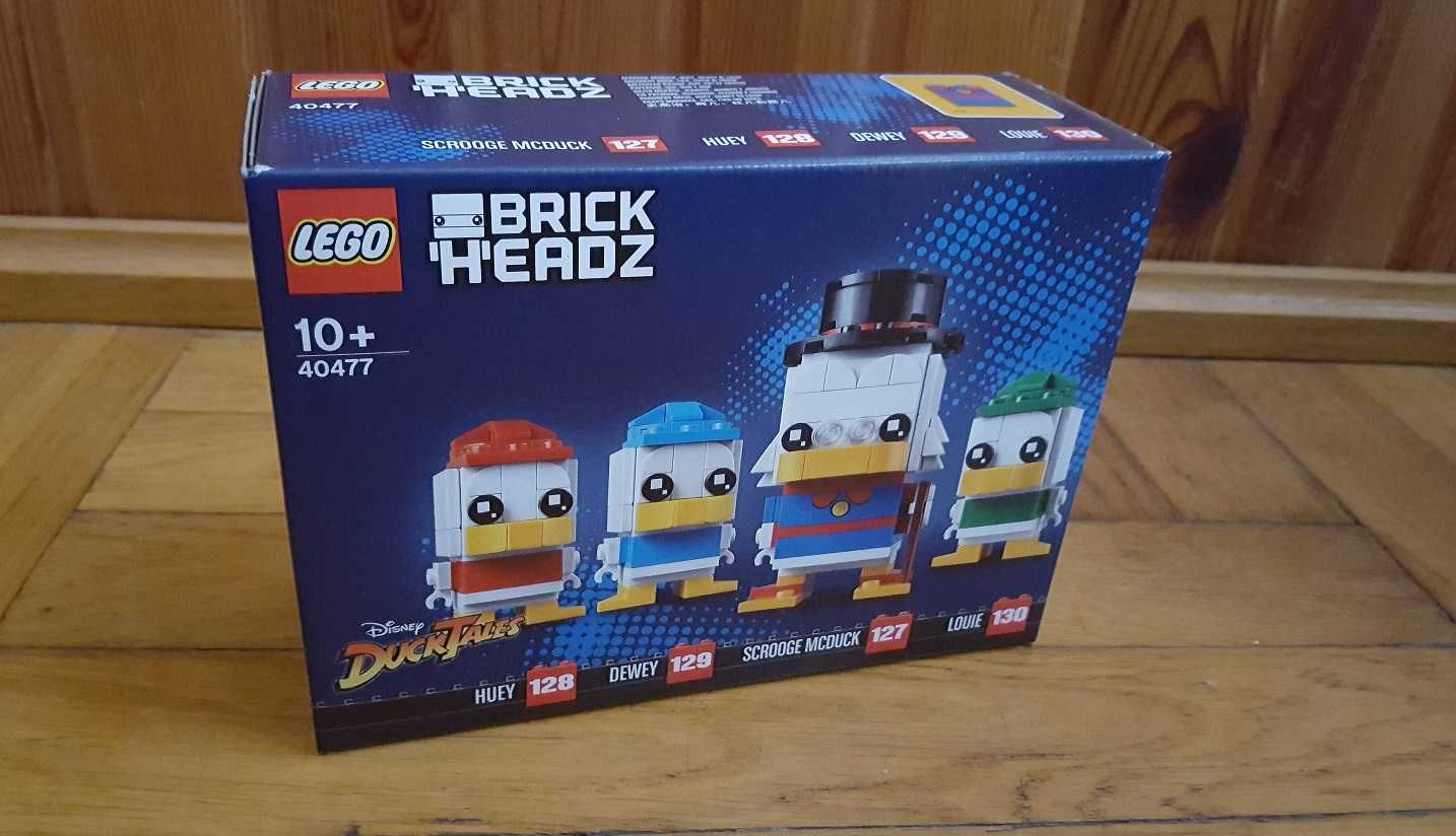 LEGO 40477 BrickHeadz - Sknerus McKwacz, Hyzio, Dyzio i Zyzio NOWE