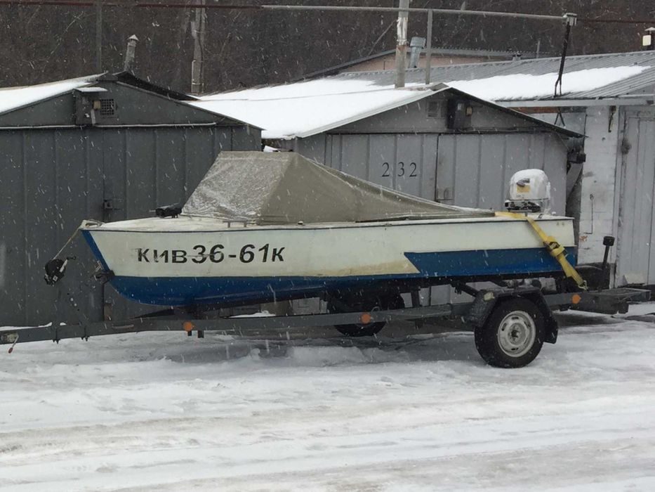 Продам Моторний човен МКМ, двигун Хонда, лафет