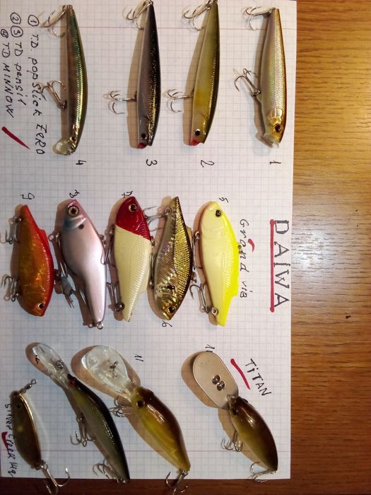 Воблеры для троллинга, кастинга Duel Yo-zuri, Daiwa, Shimano, Owner .