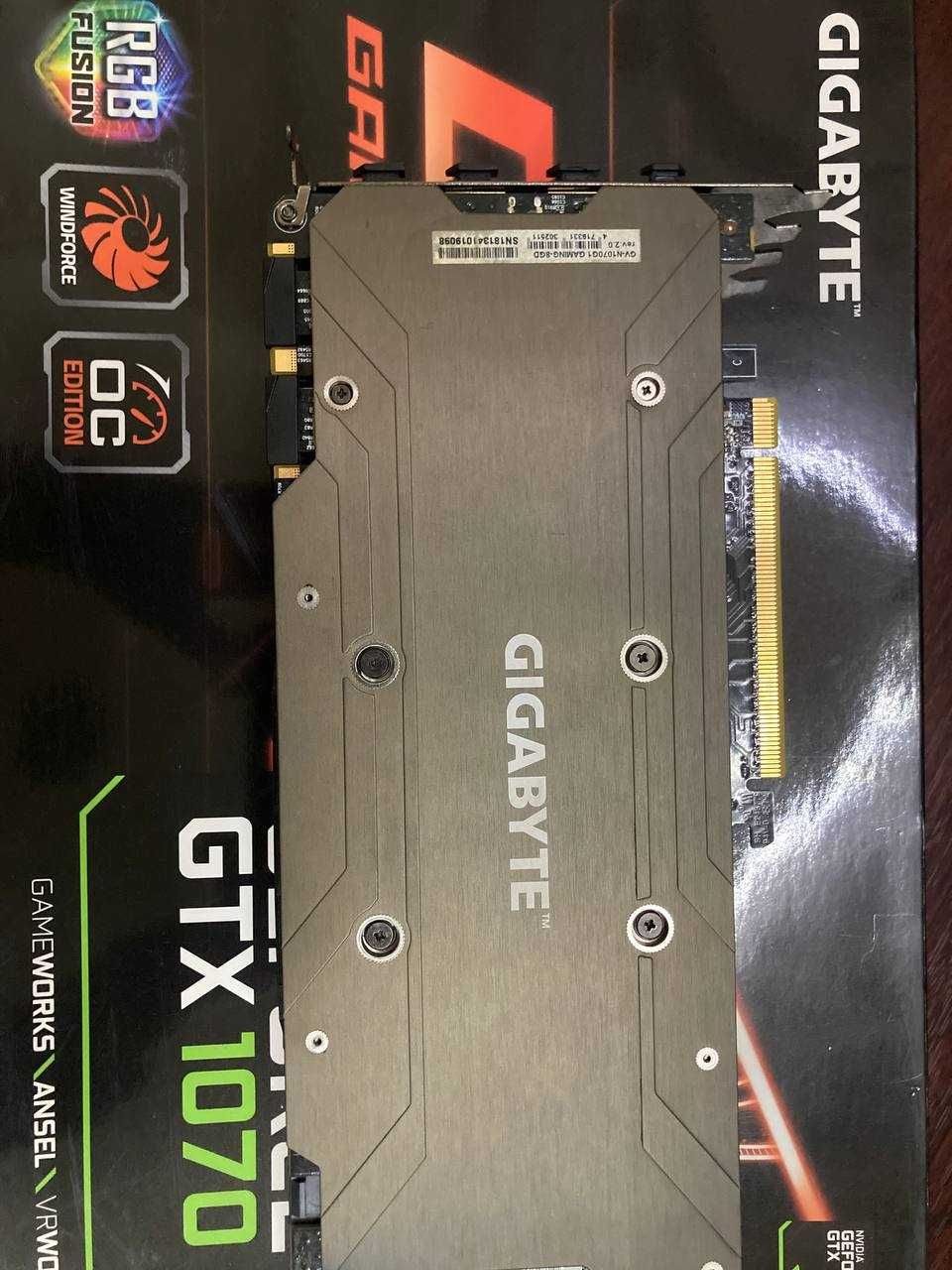 gigabyte gtx 1070 8 gb 256 bit