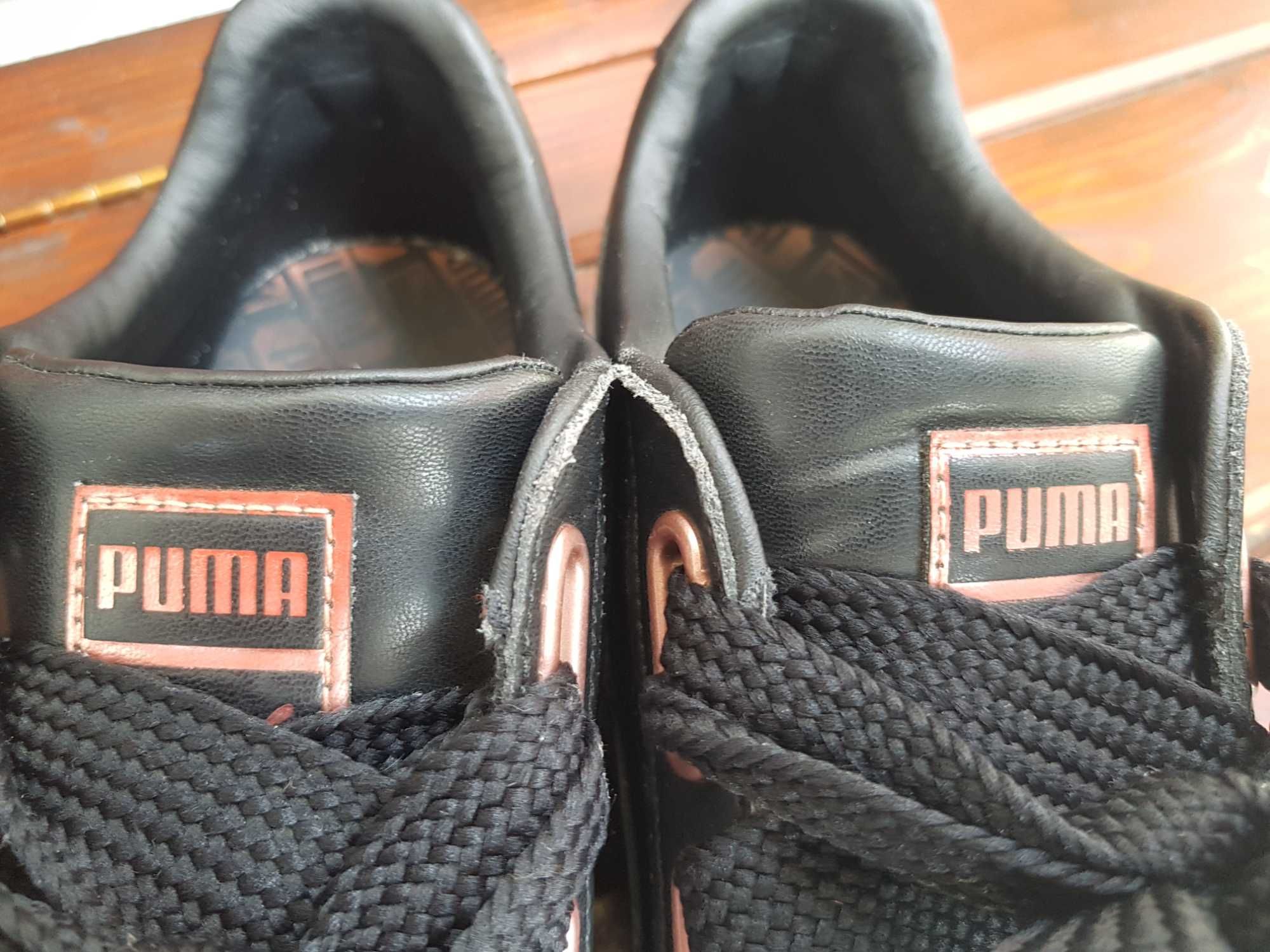 PUMA BASKET rozm. 40,5 skóra natur.