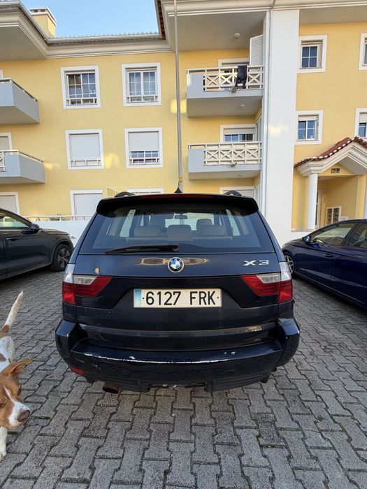 BWM X3 Azul, Estofos Pele Creme