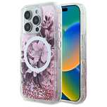 Guess GUHMP16LLFMWTP iPhone 16 Pro 6.3" różowy/pink hardcase Liquid Gl