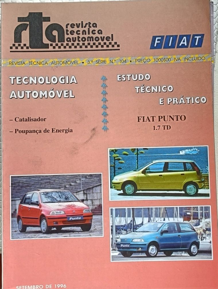 Manual mecânico Fiat Punto 1.7 TD. Estado Novo