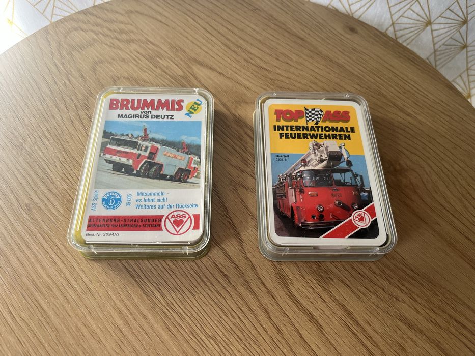 Karty kolekcjonerskie ASS Spiele Top Ass/Brummis - Pojazdy Pożarnicze
