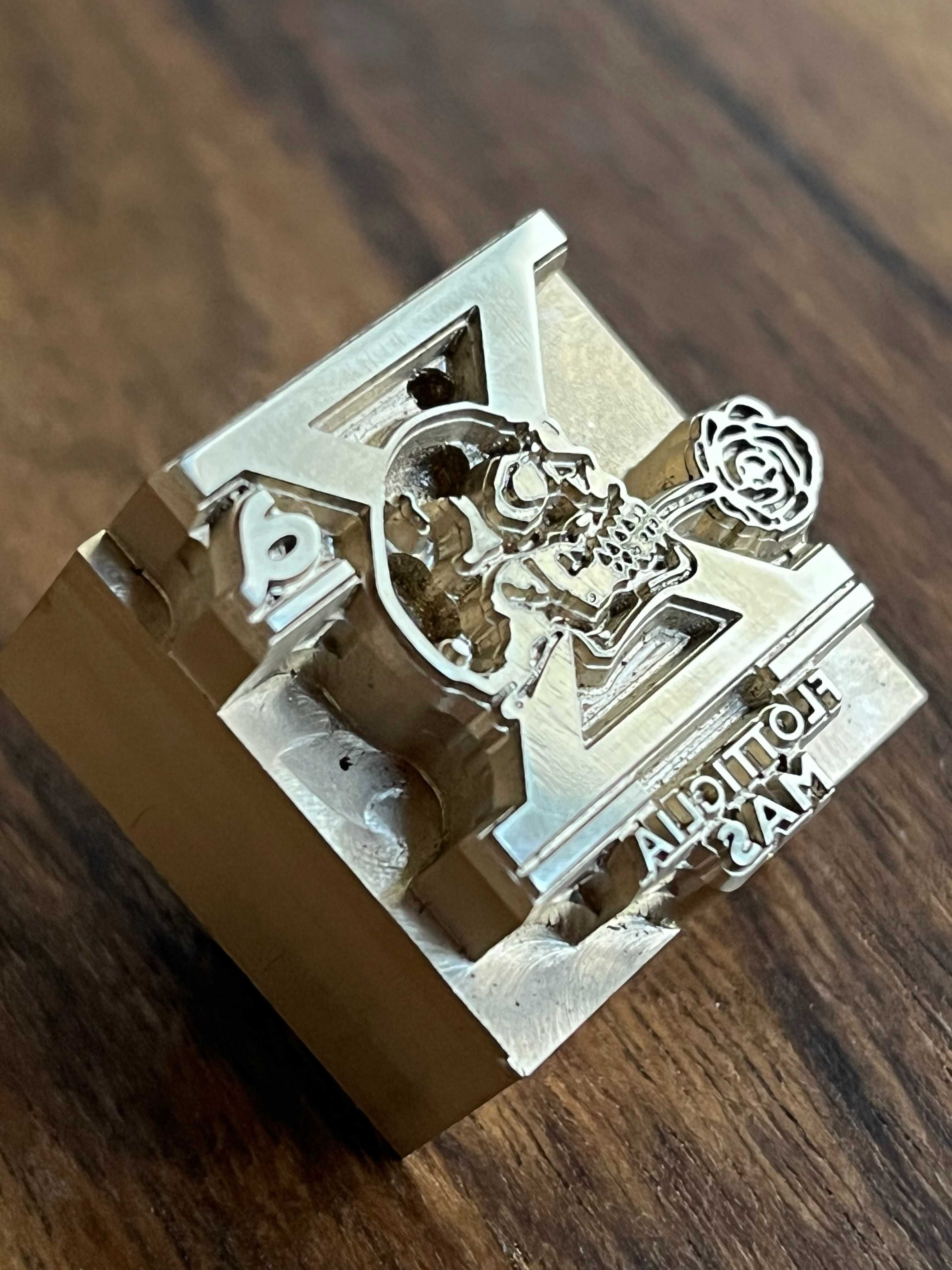 Hot stamp stempel grawer logo do znakowania tłoczenia skóry drewna