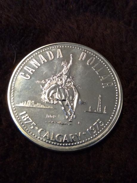 Dollar Kanada 1975 r. Calgary srebro