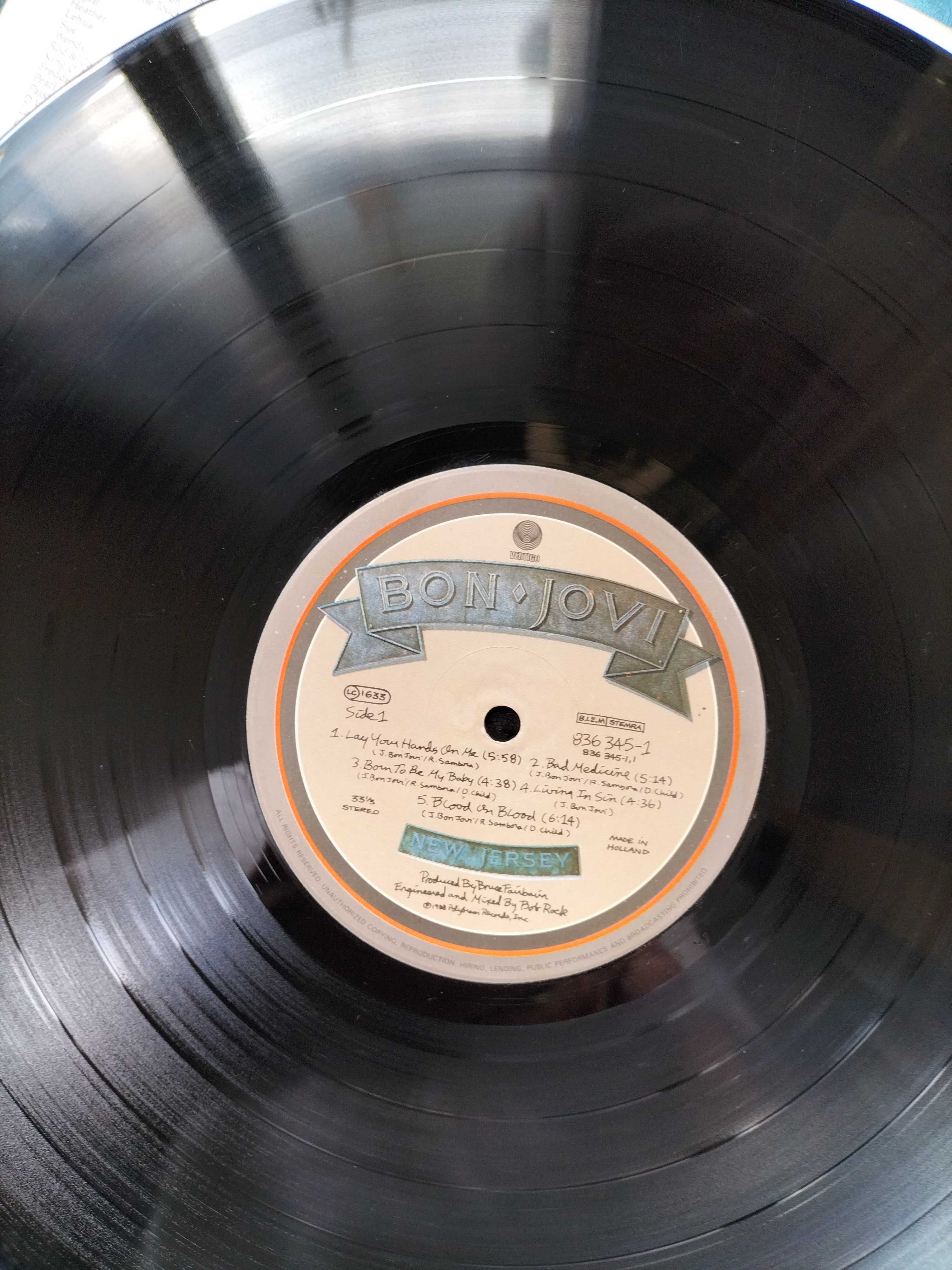 Winyl  Bon Jovi " New Jerrsey " exellent