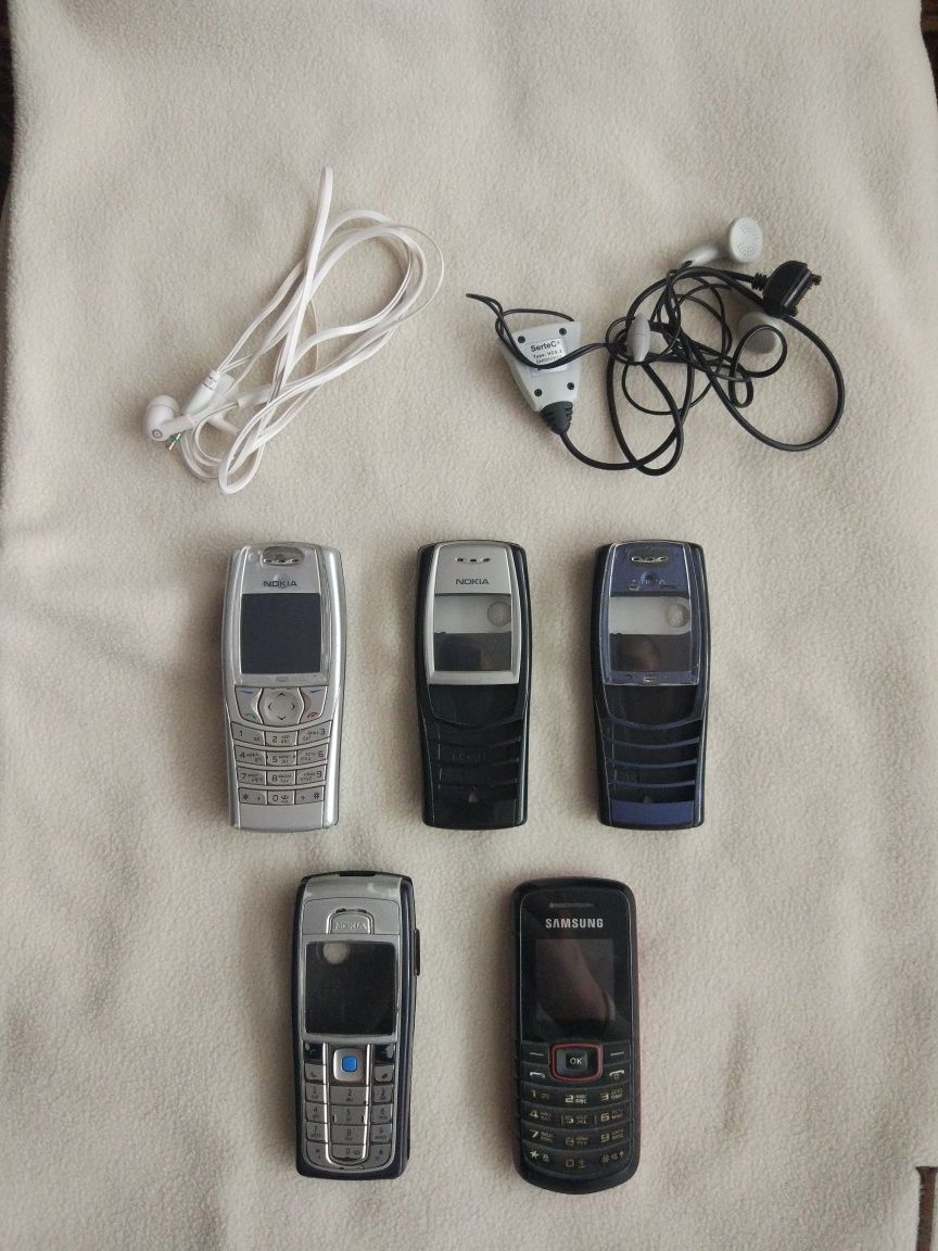 Nokia 6610i, телефон Самсунг, навушники і корпуса до телефонів