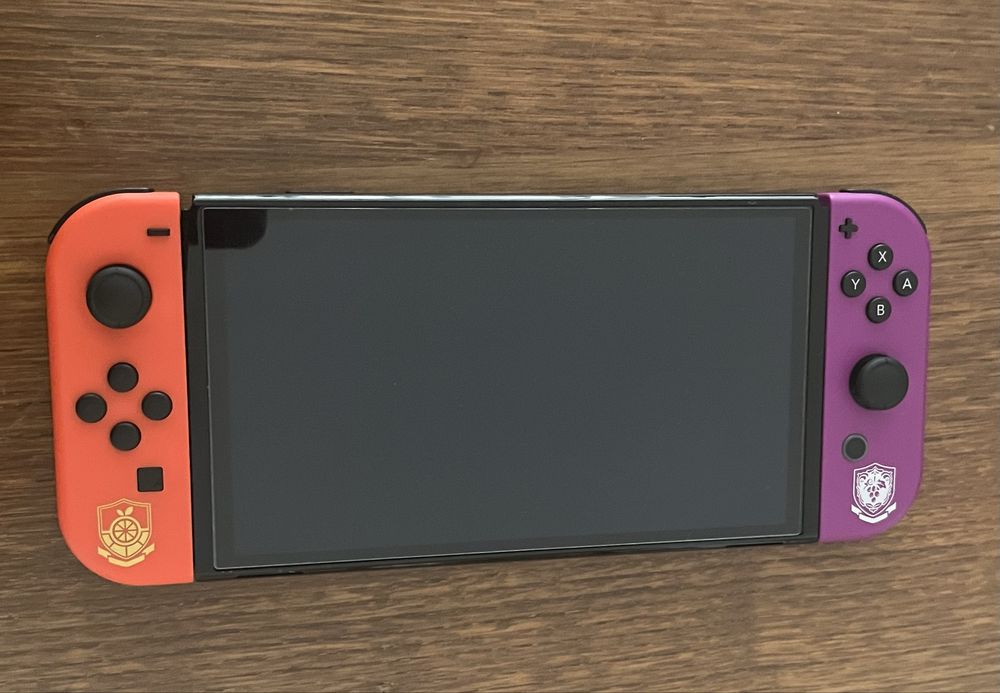 Nintendo Switch OLED- GARANTIA (Edição Scarlet & Violet) muitos extras
