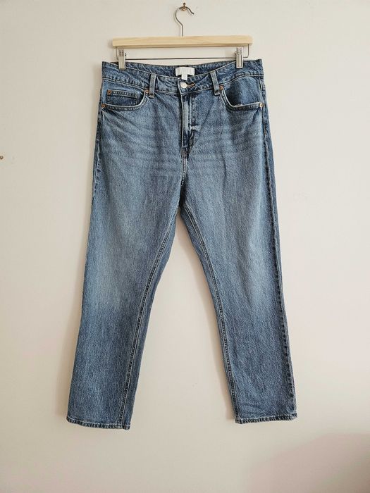 Spodnie jeansowe damskie wysoki stan H&M  r. 44