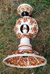 Ceramiczny żyrandol