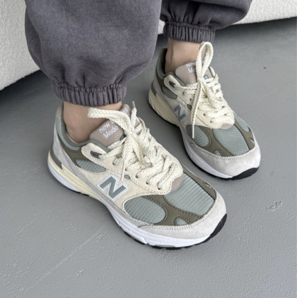 Кросівки Чоловічі New Balance 993 Beige/Mint/Grey 36-45 люкс