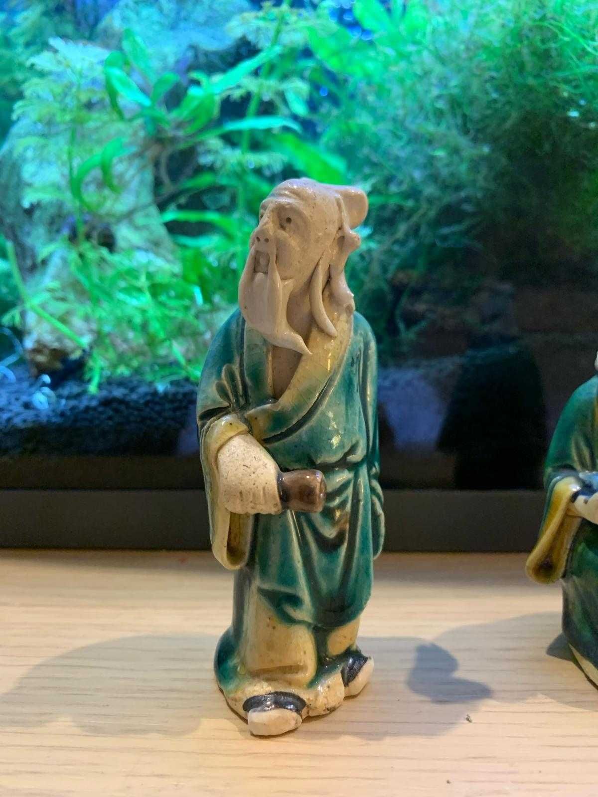 Figura chinesa em terracota - primeira metade do séc XX - vintage