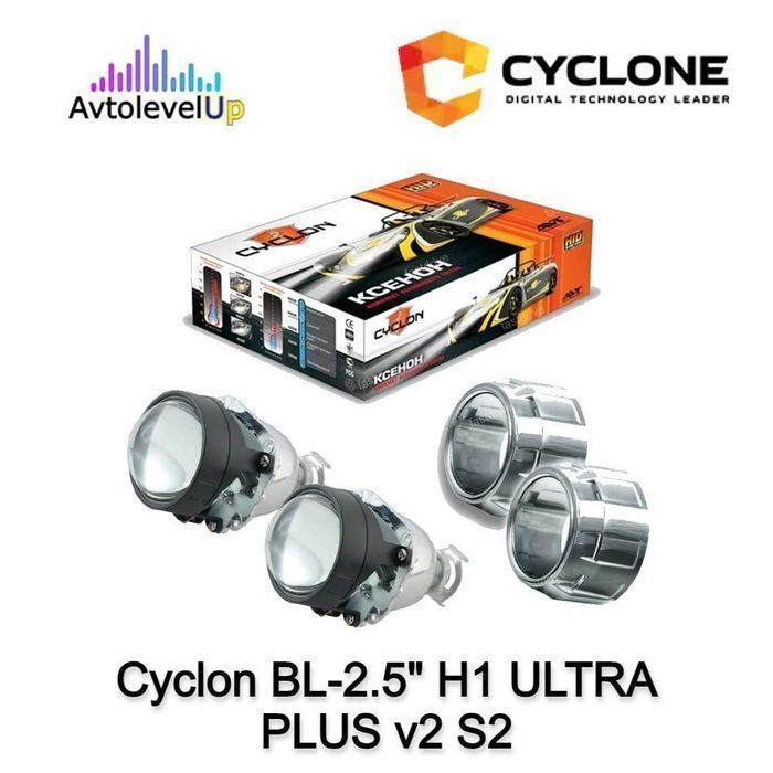 Комплект линз с масками CYCLONE BL-2.5" H1 ULTRA PLUS V2, S2 12мес.