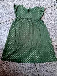 Vestido verde menina 18 meses