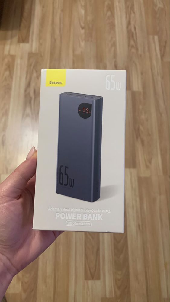 Павербанк Baseus 65w 20 000 mah blue / Оригинал