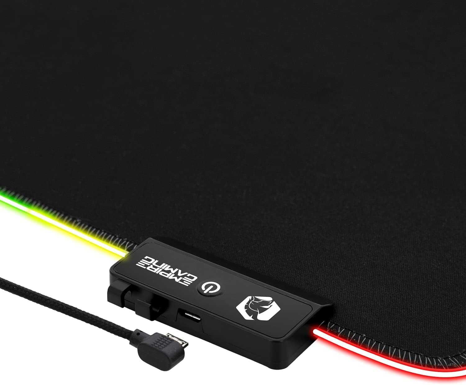 Podkładka pod mysz RGB XXL 80 cm LED antypoślizgowa 12 trybów