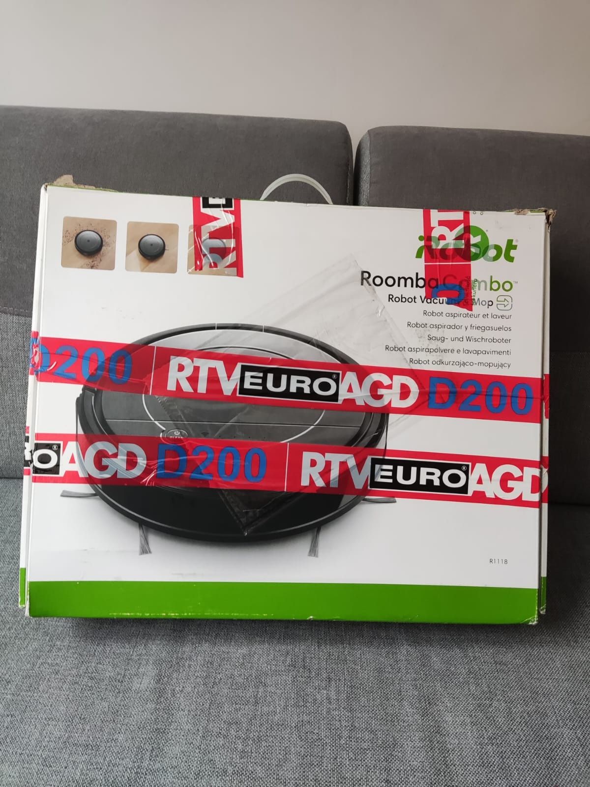 Robot sprzątający iRobot Roomba Combo z funkcją mopa