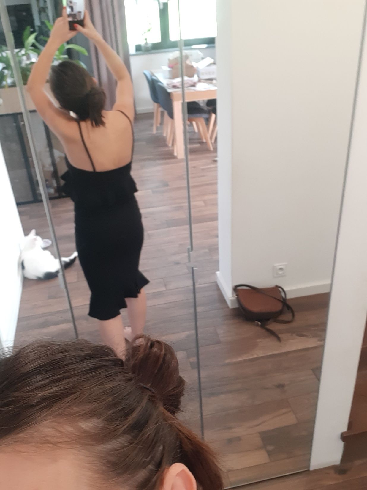Shein sukienka Mała czarna sexy M
