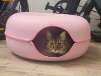 Будиночок для котиків в формі бублика