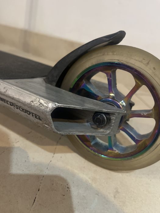 Hulajnoga oxelo wyczynowa szara