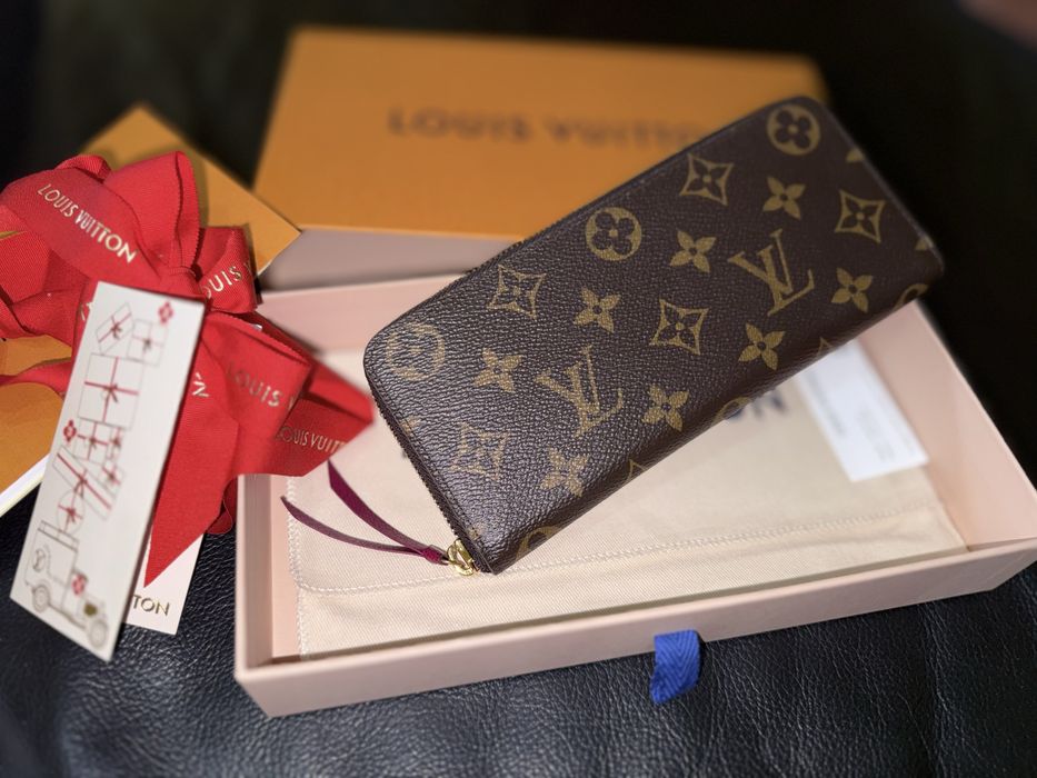 Louis vuitton portfel M60742 Clémence komolet z rachunkiem