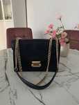 Michael Kors torebka Whitney black bag skorzana