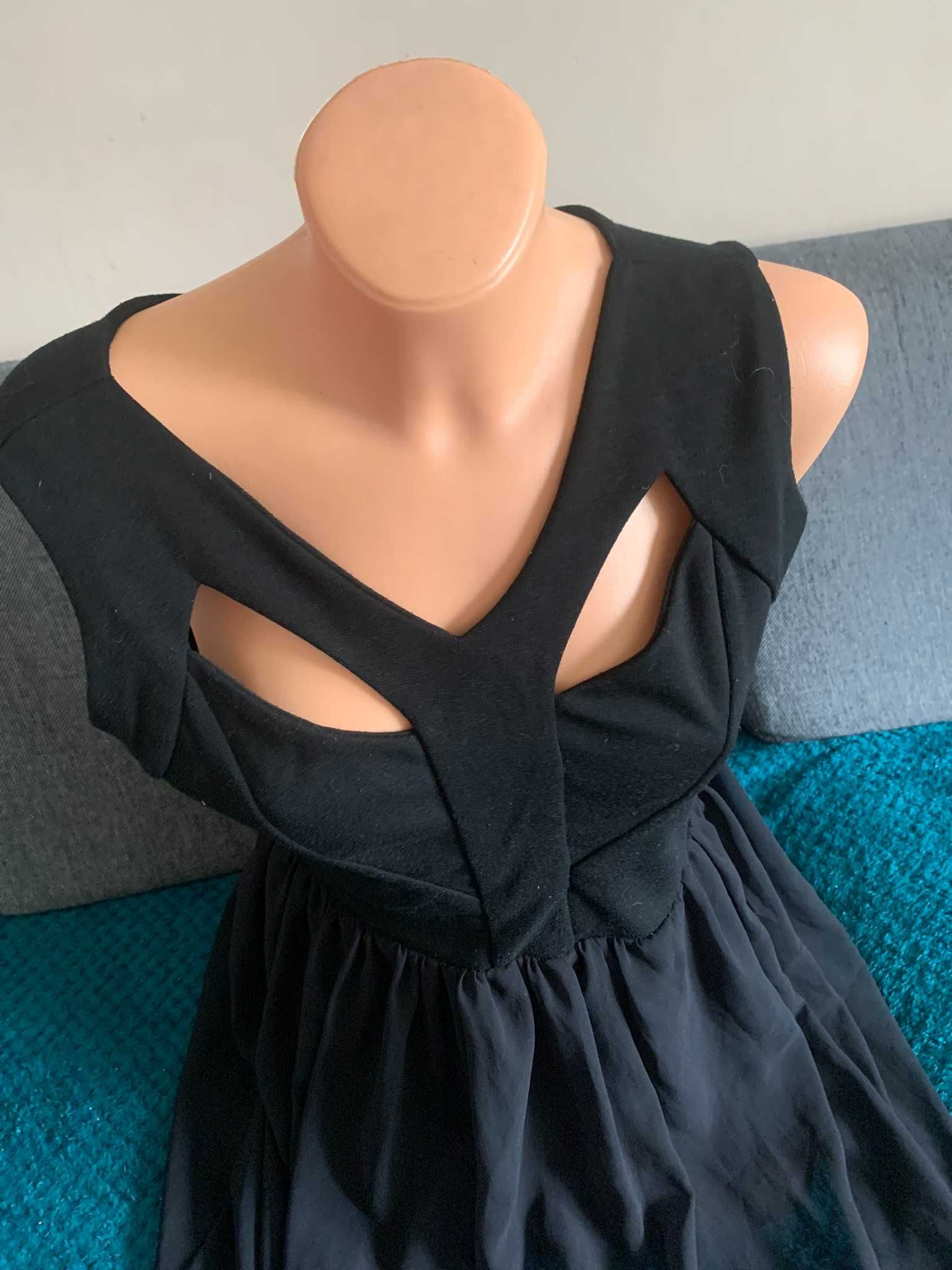 Sukienka czarna S/M czarna mini sexy