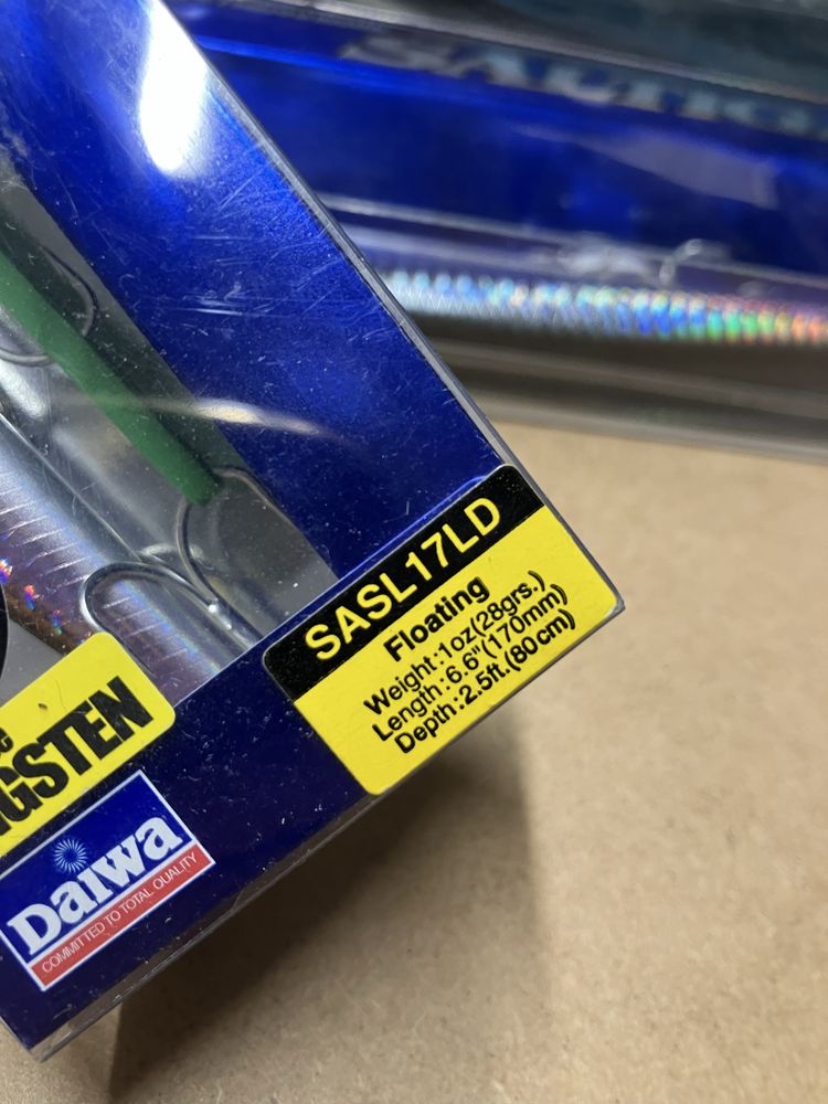 Amostras Daiwa Saltiga e Tournament